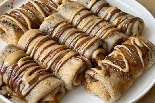 קרפ מקמח כוסמין עם ממרח חלבון