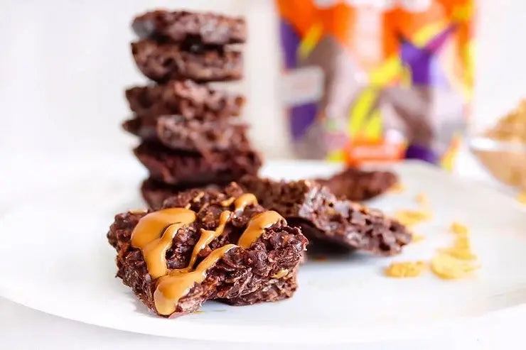 חטיפי חלבון עם פצפוצי אורז