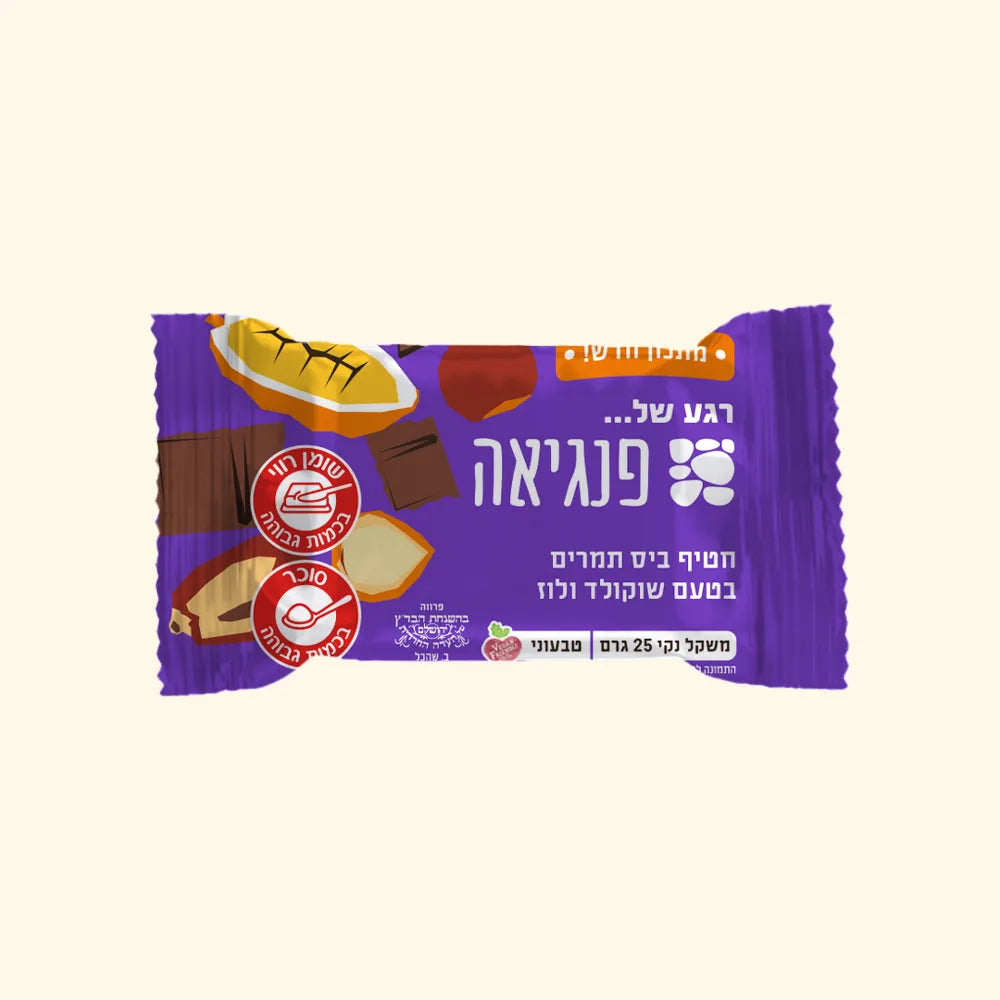 חטיף ביס תמרים בטעם שוקולד ולוז (25 גרם) PangaeaFoods